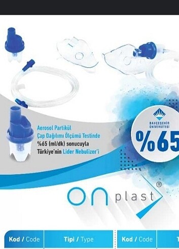 On plast Nebulizatör Maskesi hava makinesi için