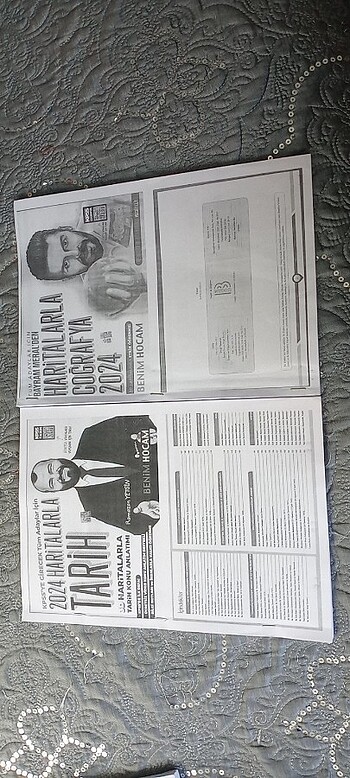 Benim hocam 2024 Haritalarla Coğrafya ve Haritalarla Tarih kitab