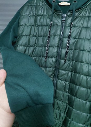 tesettür şişme ceket - Görsel 8