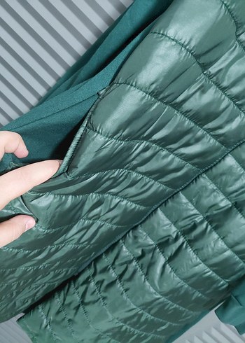 tesettür şişme ceket - Görsel 9