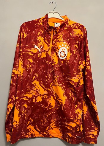 Puma Galatasaray Puma Kirmizi Sari Yarim Fermuarli Spor Ustu