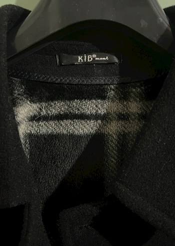 Siyah Düğmeli Klasik Erkek Kaban kaşe kaban - Görsel 4