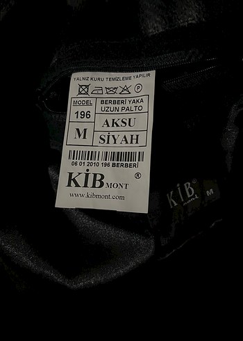 Siyah Düğmeli Klasik Erkek Kaban kaşe kaban - Görsel 6