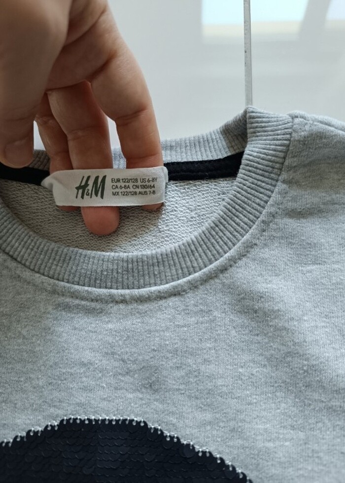 H&M 6-8 yaş payetli iskelet - Görsel 4
