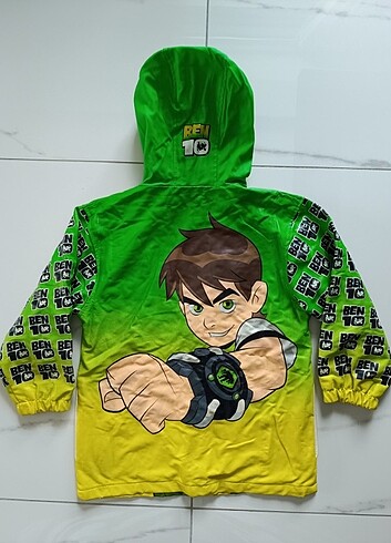 Ben10 7 yaş yağmurluk - Görsel 5