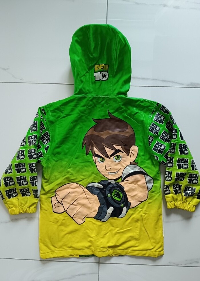 Ben10 7 yaş yağmurluk - Görsel 5