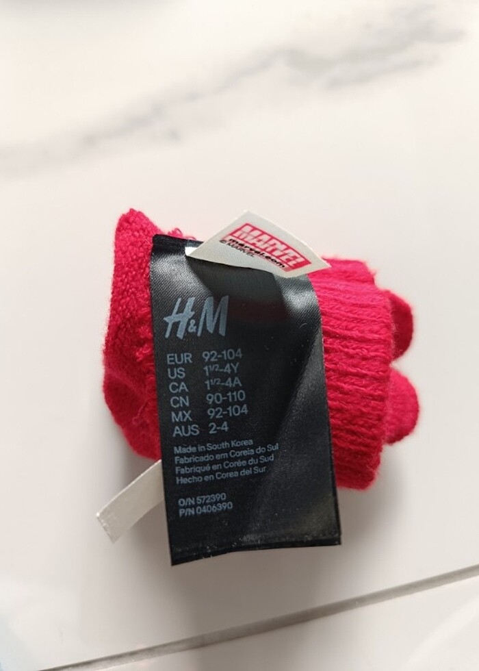 H&M Marvel 2-4 yaş eldiven - Görsel 3