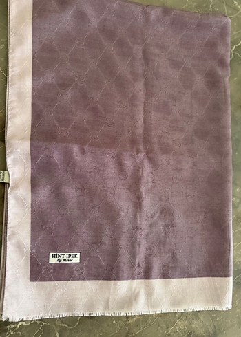 Bej Gri Pilili Kadın Şal HINTAPEK - Görsel 2