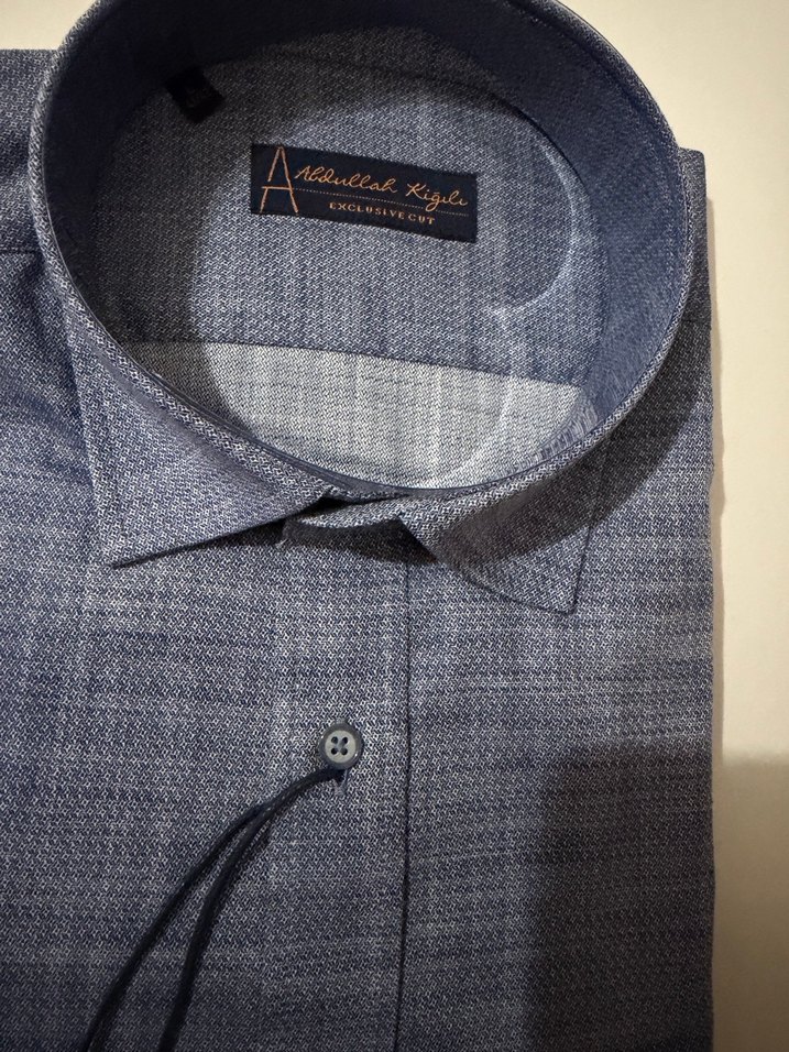 Abdullah kiğilı uzun  Kollu Erkek Gömlek - Görsel 4