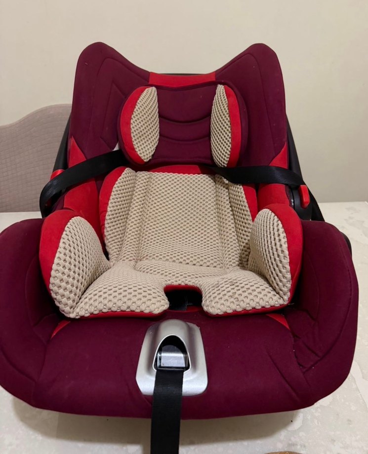 Bordo Bebek Oto Koltuğu - Görsel 2