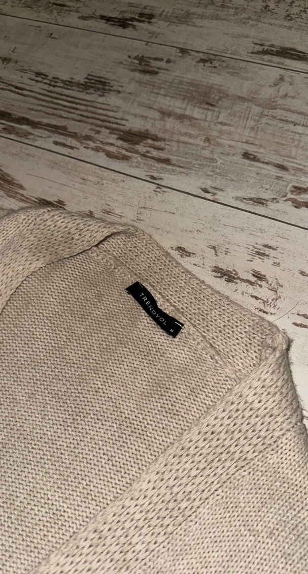 Nakışlı Örgü Desenli Kadın Hırka - Görsel 2