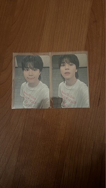 Jimin bts photo card