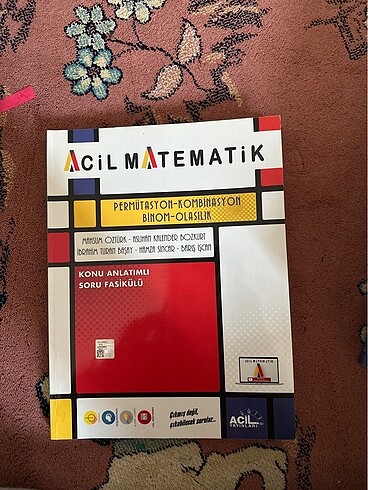 Acil matematik permütasyon kombinasyon binom olasılık fasikül