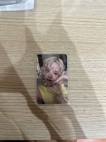 Rose photocard rosie blackpink