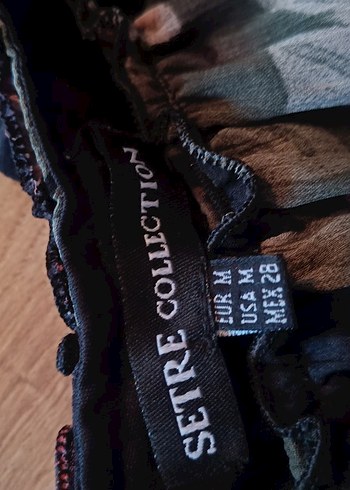 Çiçek Desenli Mini Straplez Elbise - Görsel 7