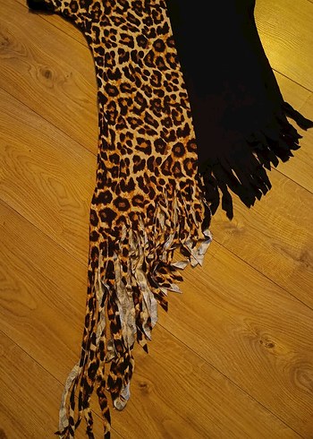 Kahverengi Kürklü Bohem Kadın penye tunik - Görsel 2