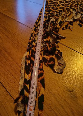 Kahverengi Kürklü Bohem Kadın penye tunik - Görsel 6