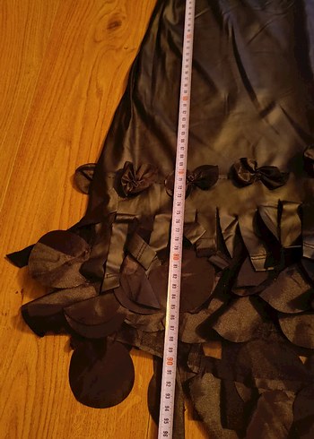 Uzun Kollu Siyah Gotik Kadın Elbise - Görsel 4