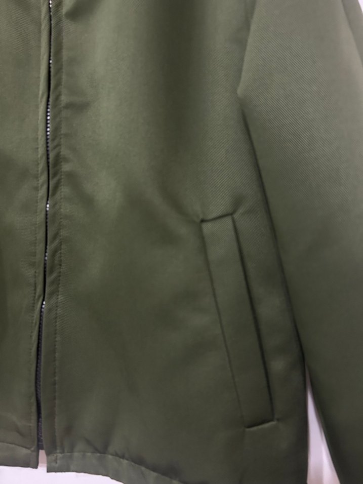 Yeşil Fermuarlı Kadın Ceket - Görsel 3