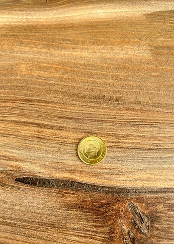 Parlak Altın Renkli 25 Kuruş Hatıra Parası - Görsel 2