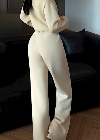 Krem Kışlık Tulum - Görsel 2