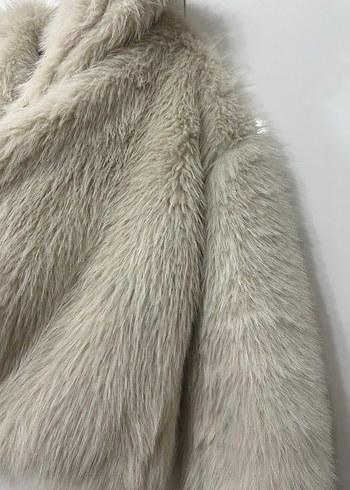 İçi Astarlı Kürk Bej - Görsel 5