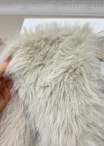 İçi Astarlı Kürk Bej - Görsel 4