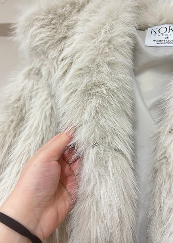 İçi Astarlı Kürk Bej - Görsel 7