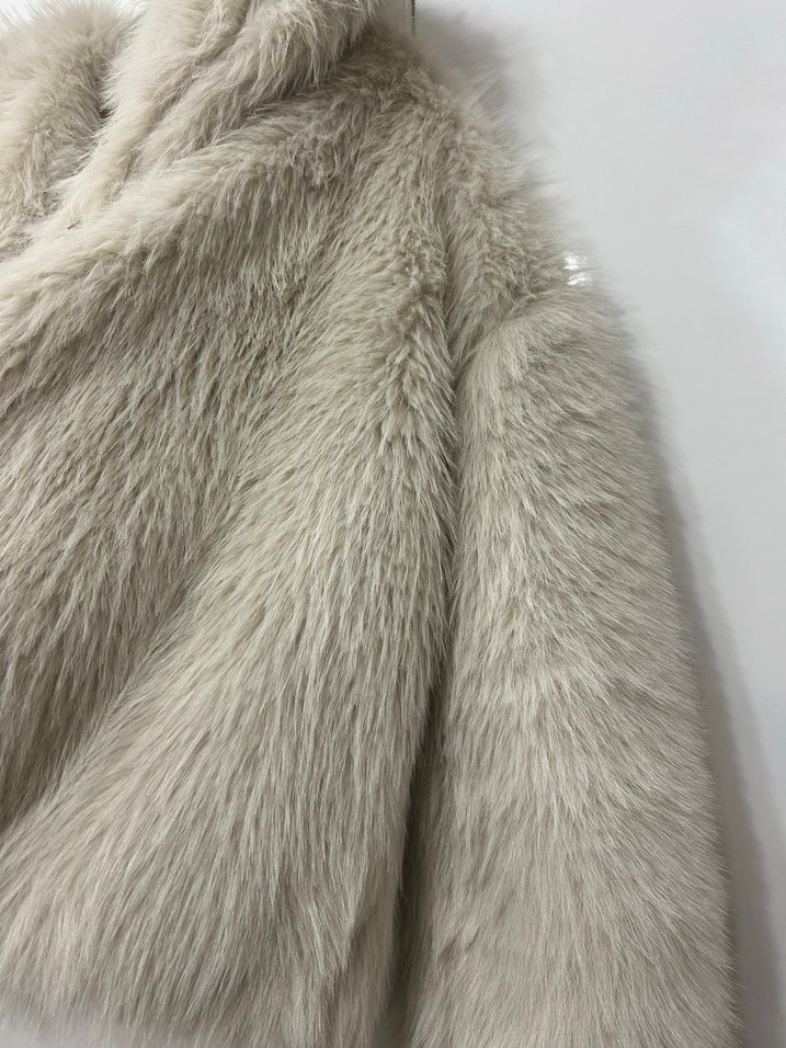 İçi Astarlı Kürk Bej - Görsel 5