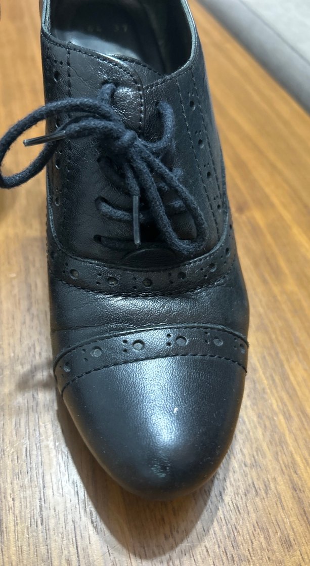 İzmir markası siyah  Klasik Topuklu Kadın Ayakkabı - Görsel 2