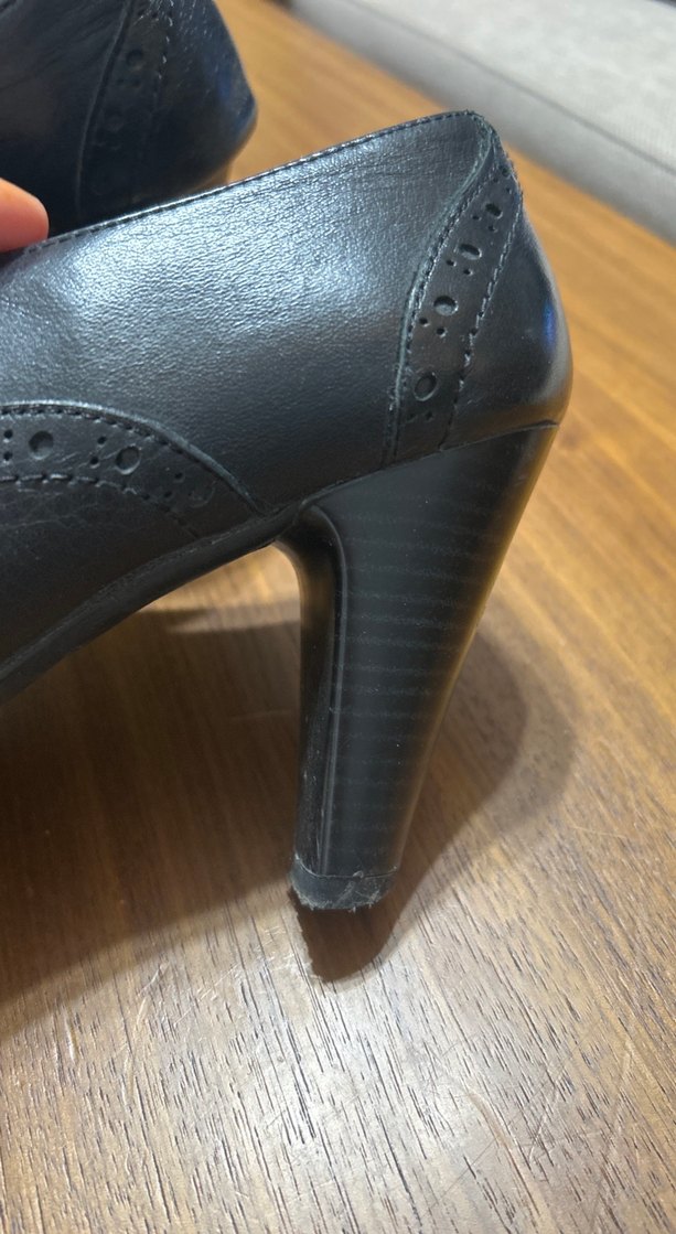 İzmir markası siyah  Klasik Topuklu Kadın Ayakkabı - Görsel 4