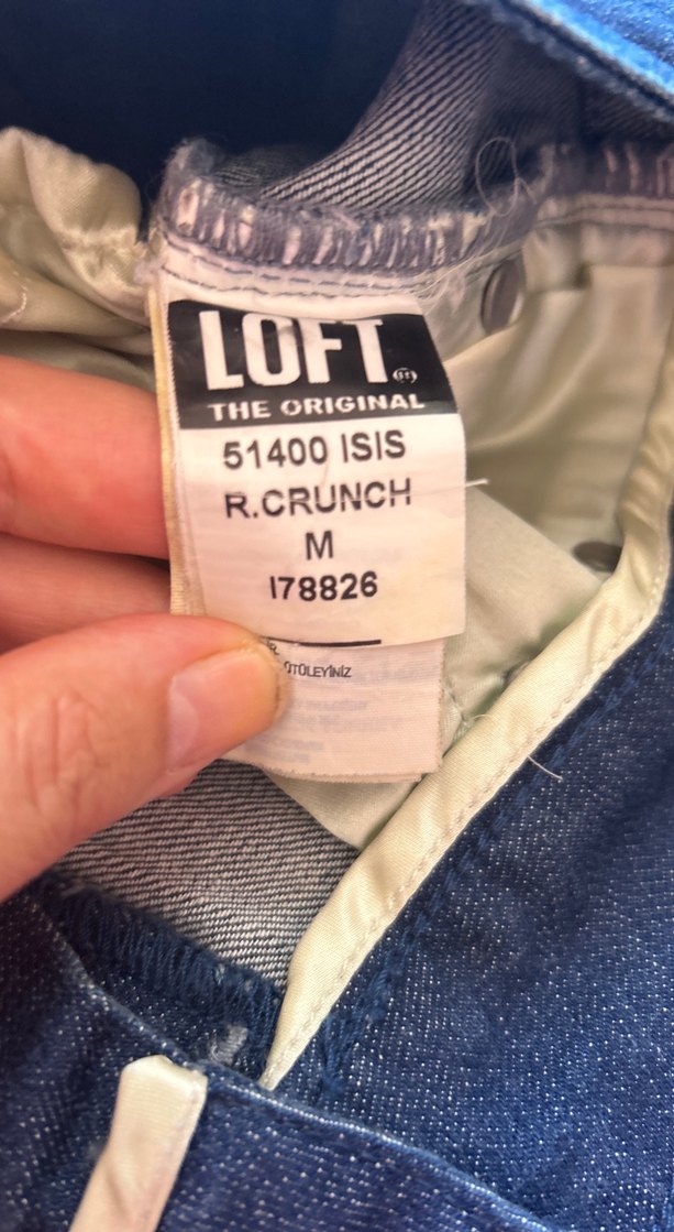 Koyu Mavi Midi Denim Mini Etek - Görsel 4