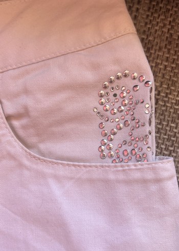 Düğmeli beyaz etek - Görsel 2