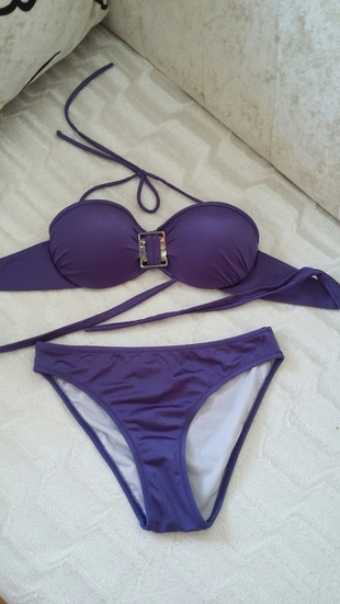 dolgulu mor bikini