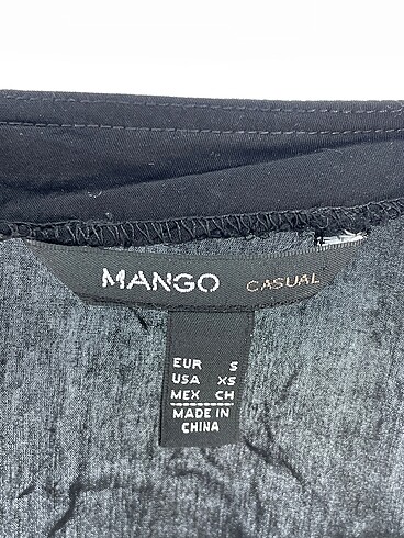 s Beden siyah Renk Mango Bluz %70 İndirimli.