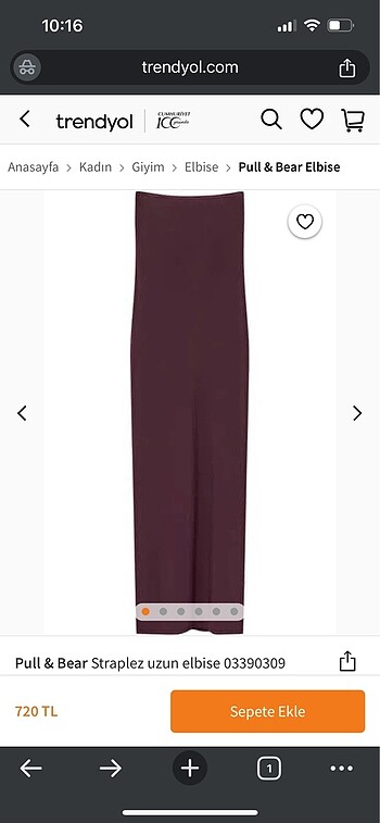 s Beden Pull&bear elbise