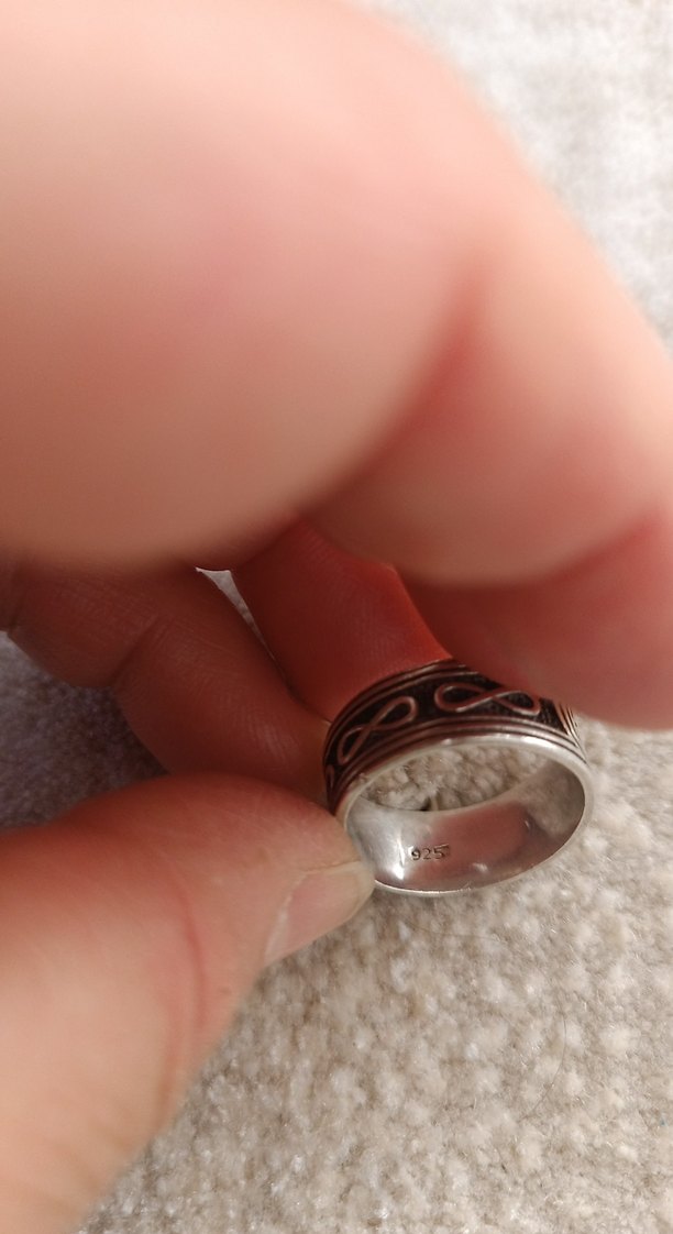 Düğün için Minimalist Çizgili Kadın Yüzüğü - Görsel 3