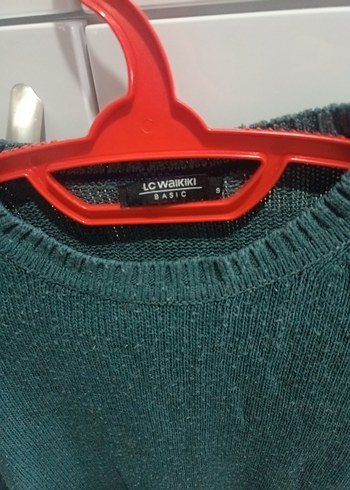 Gri Kadın Örgü Yün Kazak - Görsel 3