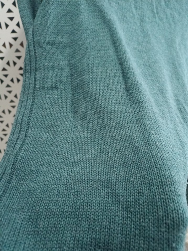 Gri Kadın Örgü Yün Kazak - Görsel 2