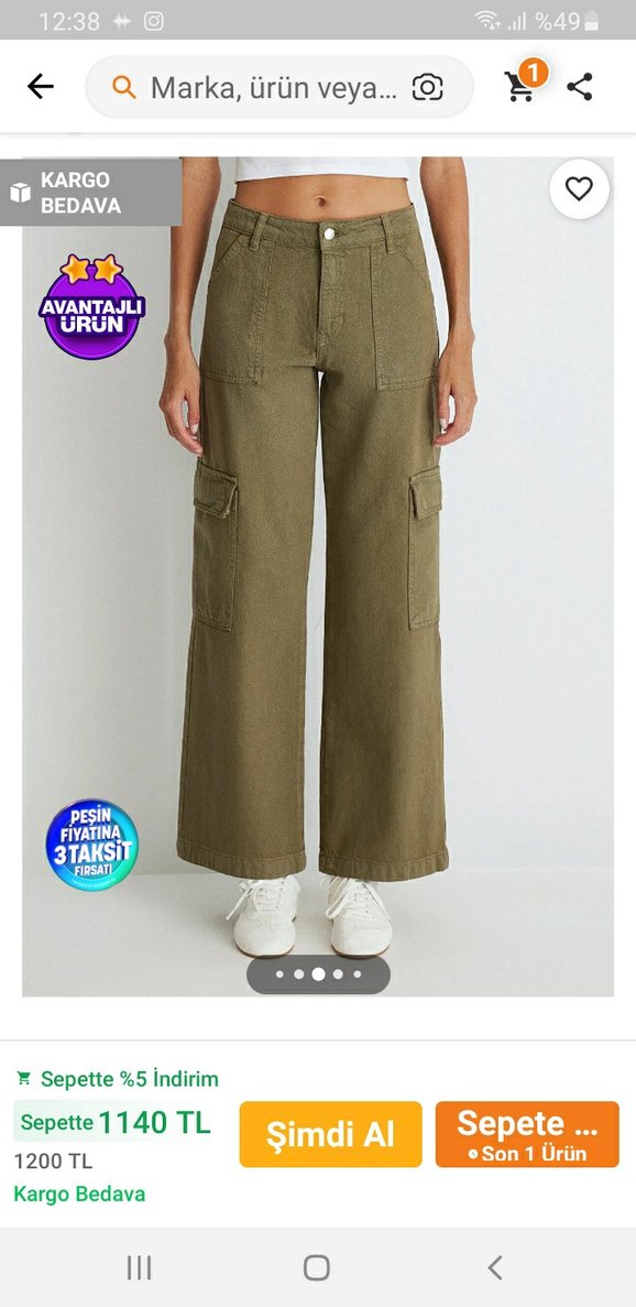 Mavi jeans Kadın Pantolon - Görsel 3