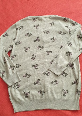 LCW Gri Düğmeli Kadın Hırka - Görsel 2