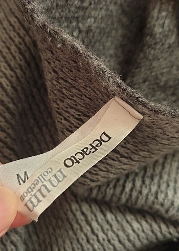 Gri kadın hırka - Görsel 3