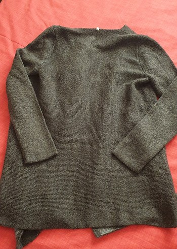 Gri kadın hırka - Görsel 2