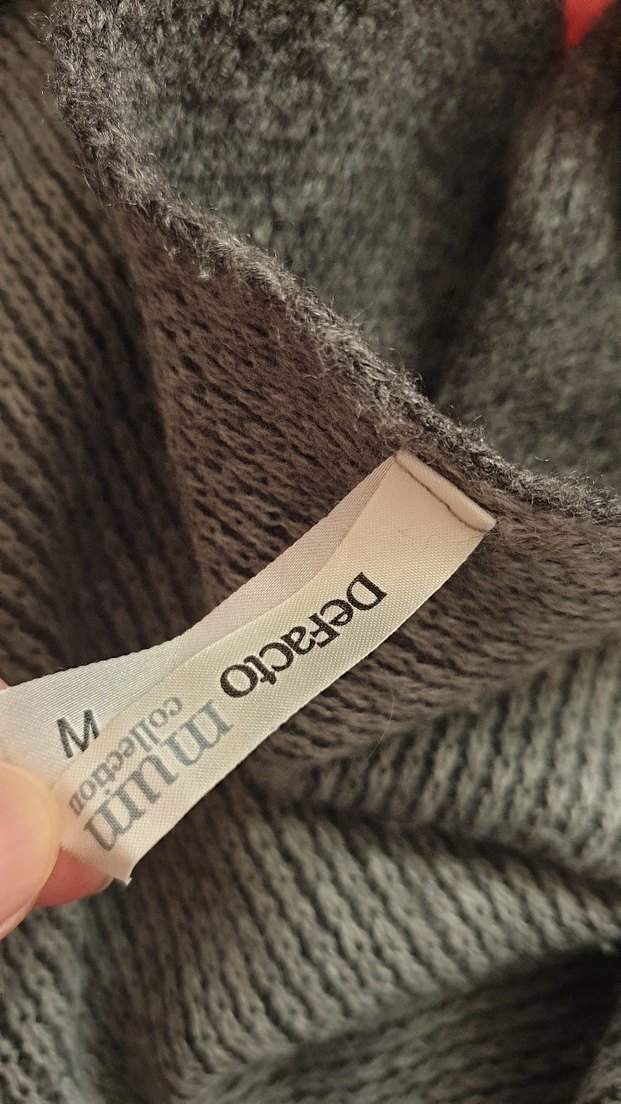 Gri kadın hırka - Görsel 3