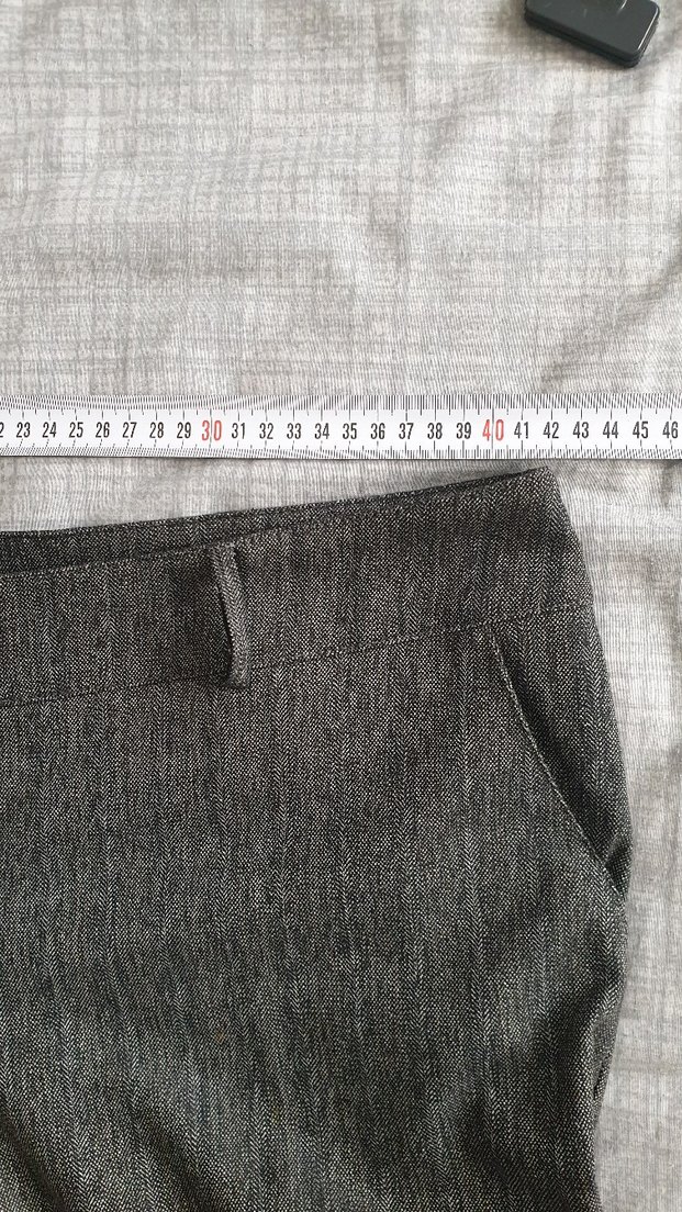 Gri Kadın Kumaş Ofis Takım - Görsel 5