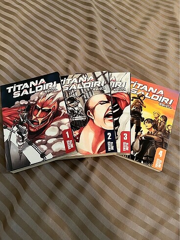  ATTACK ON TITAN MANGA (1-12) 9 EKSİK!!!