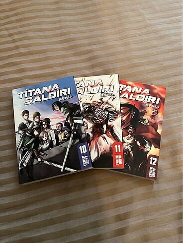  Beden Renk ATTACK ON TITAN MANGA (1-12) 9 EKSİK!!!