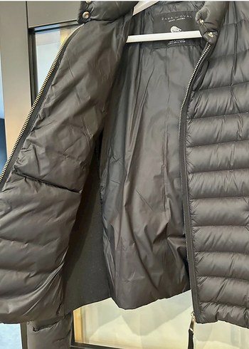 zara kuş tüyü mont. orjinal - Görsel 4