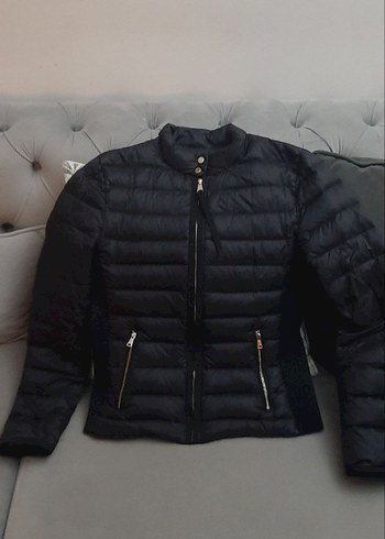 zara kuş tüyü mont. orjinal - Görsel 9