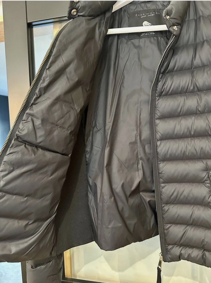 zara kuş tüyü mont. orjinal - Görsel 4